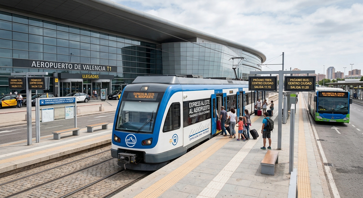 Como ir desde un aeropuerto hasta el centro de la ciudad económicamente